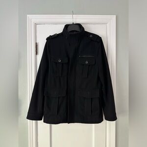 Express Men’s Black Peacoat